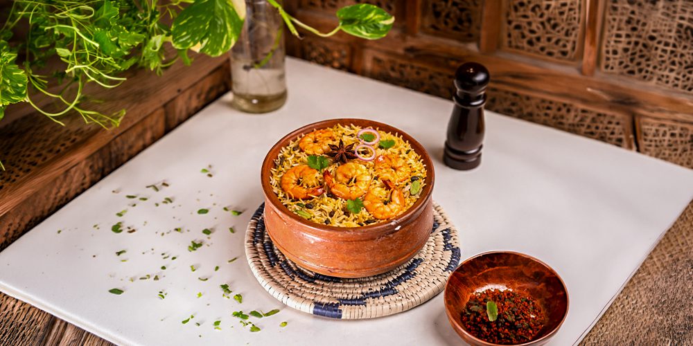 Mild and Flavourful Prawn Biryani for Every Palate