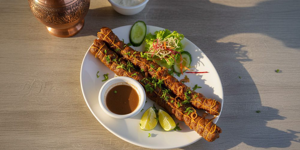 Soft and Juicy Dhaga Kabab Prepared with Care