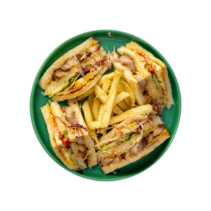 BBQ Malai Club Sandwich